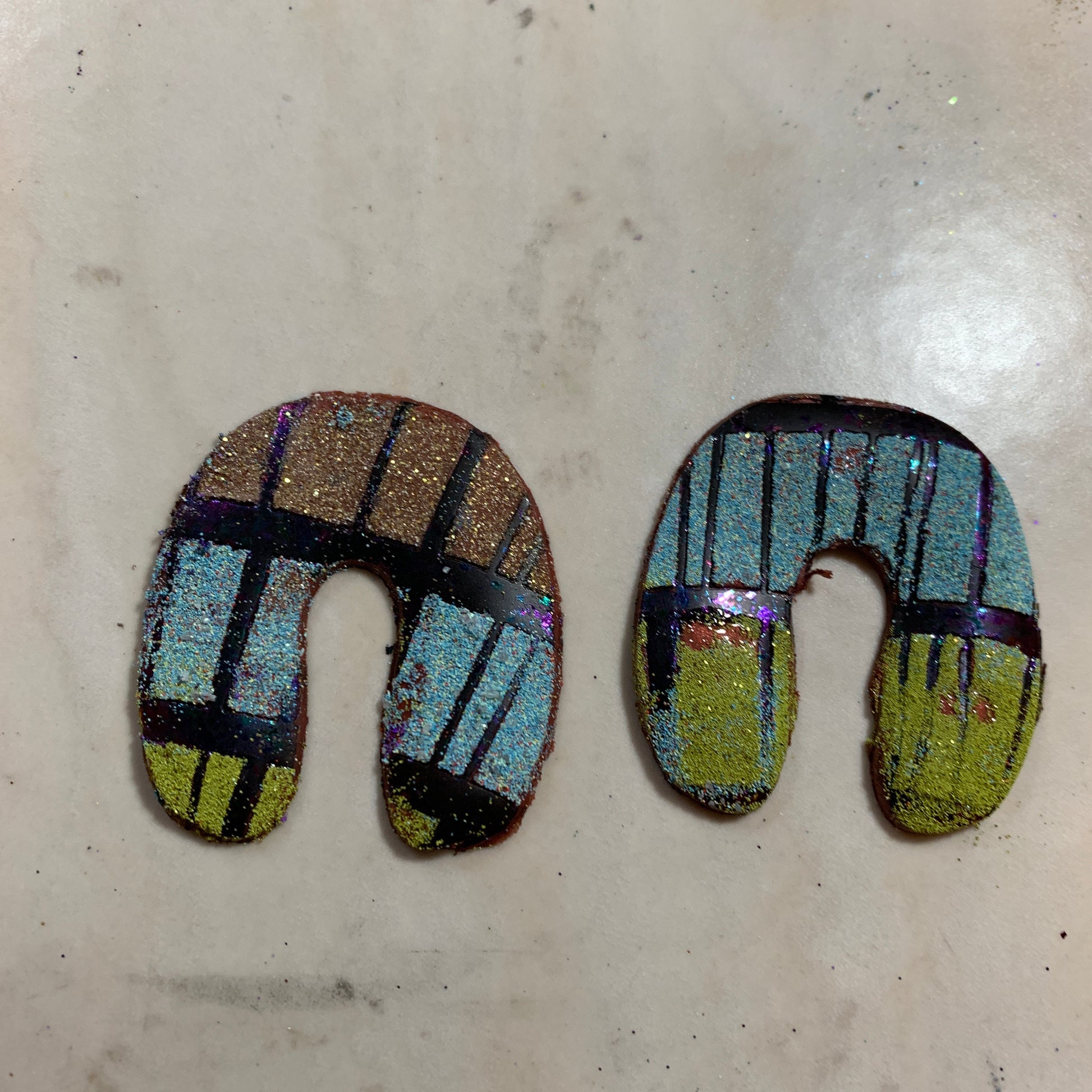 Rounded Rainbows set of 3 graduated size Jewelry Sized polymer clay Cutters - Polymer Clay TV tutorial and supplies