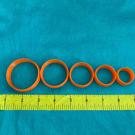 Perfect Graduated Circles basics polymer clay cutter set of 5 - Create Along 