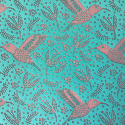 Hummingbird Nectar Silkscreen for Polymer Clay and Mixed Media - Create Along 
