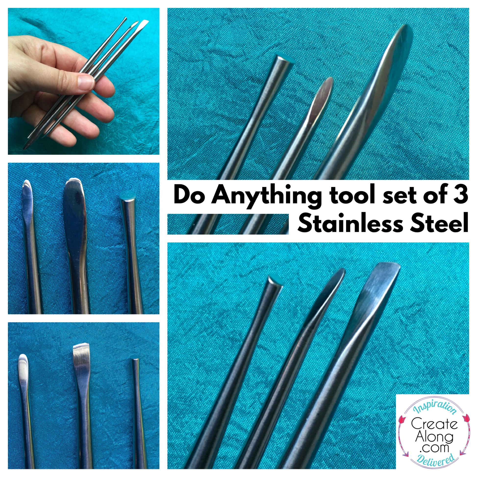 Do Anything Tools stainless steel sculpture impression for polymer cla
