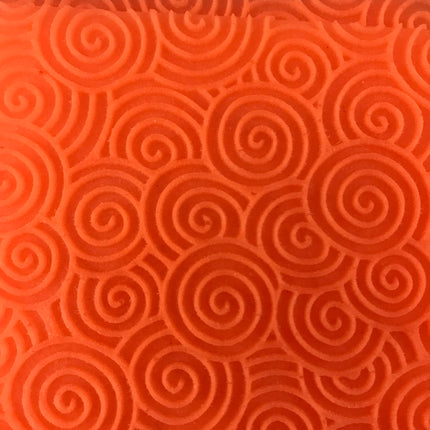 Texture Sheet Celestial Spirals cloud Design for polymer clay and mixed media stamping - Create Along 