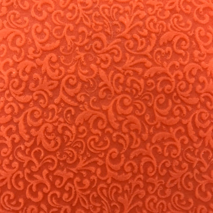 Furled Texture Mat Silicone rubber Stamp for polymer clay paper Gelli plate and resin