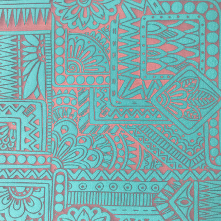 Trip to India Boho Inspired Floral pattern Silkscreen for Polymer Clay and Mixed Media - Create Along 