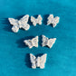Polymer Clay Resin Mold - 6 butterfly variety small for slabs earrings art jewelry