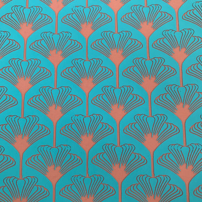 Silkscreen Art Deco Ginkgo Stencil Crafting, Polymer Clay, Art Jewelry and Mixed Media - Create Along 