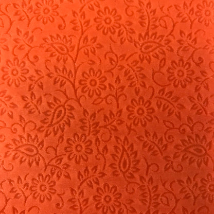 Paisley Vine Texture Mat Silicone rubber Stamp for polymer clay paper Gelli plate and resin