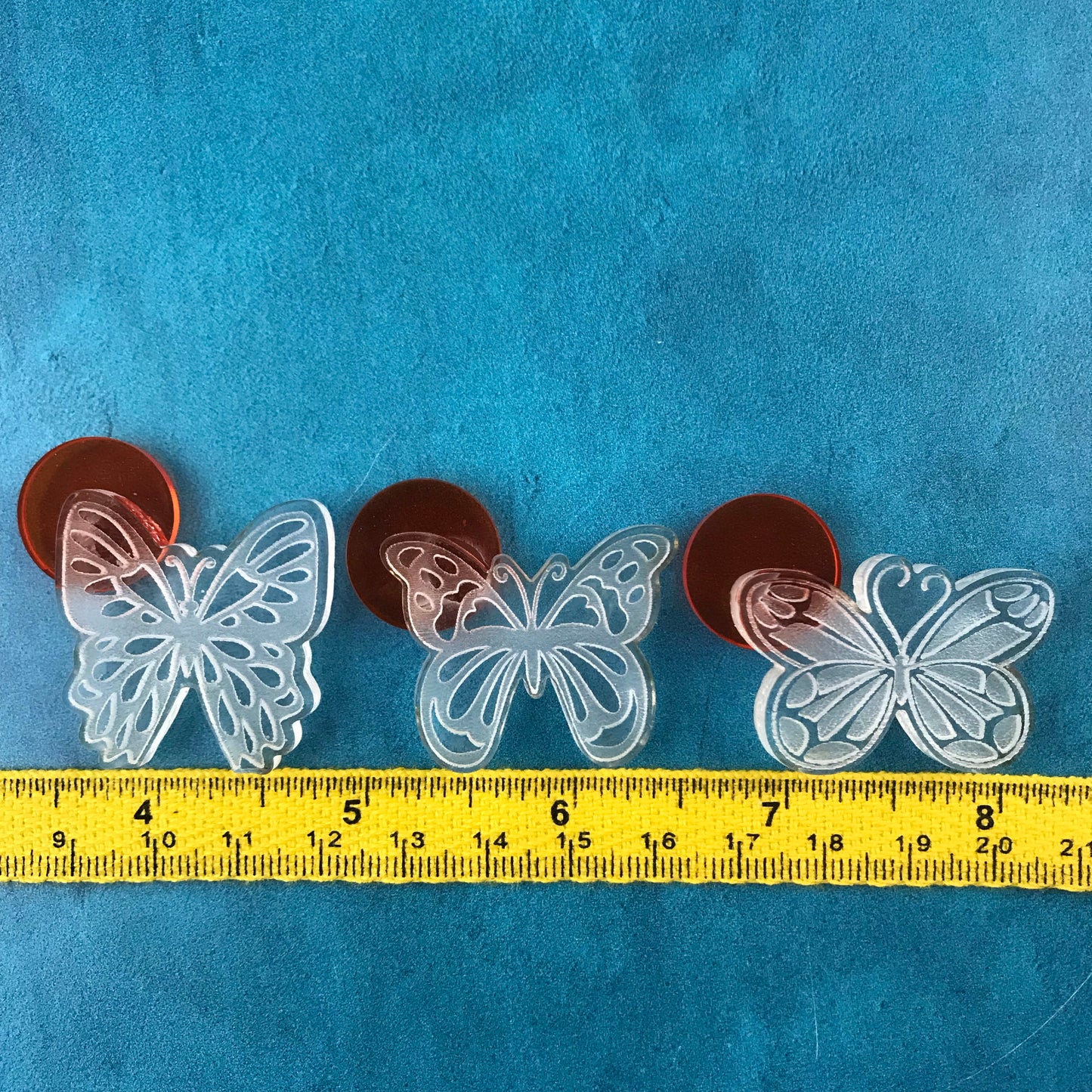 Butterfly Butterflies Deco Stamps for polymer clay and mixed media