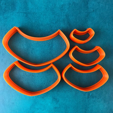 Bib Collar polymer clay cutter set jewelry earrings pendant small sharp clay cutters bib neckpiece - Create Along 