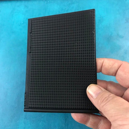 Houndstooth Rubber Stamp Texture Sheet Mat for polymer clay metal clay mixed media art - Create Along 