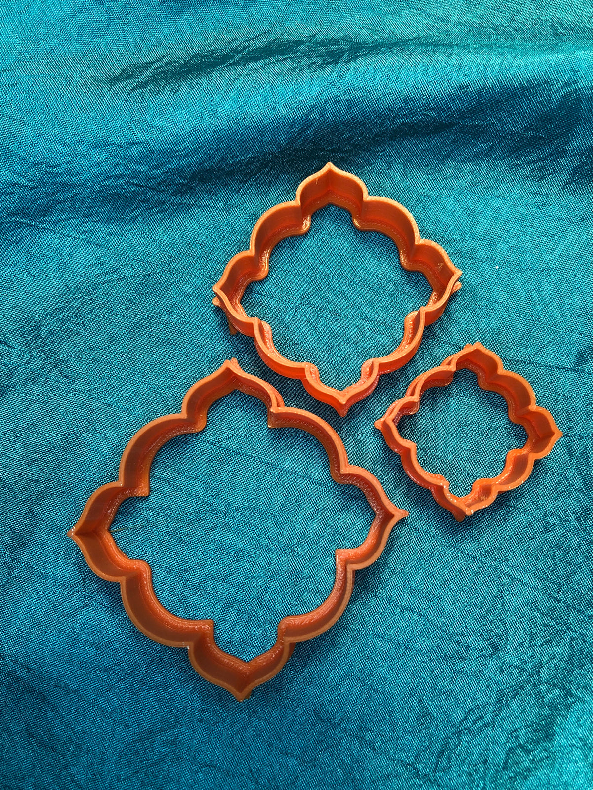 Imperial #2 Graduated Design Jewelry size Set Of 3 polymer clay Cutters - Polymer Clay TV tutorial and supplies