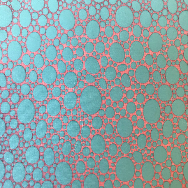 Bubbles Eggs Ovals Pattern Silkscreen Stencil for Polymer Clay, Art Jewelry, Mixed Media