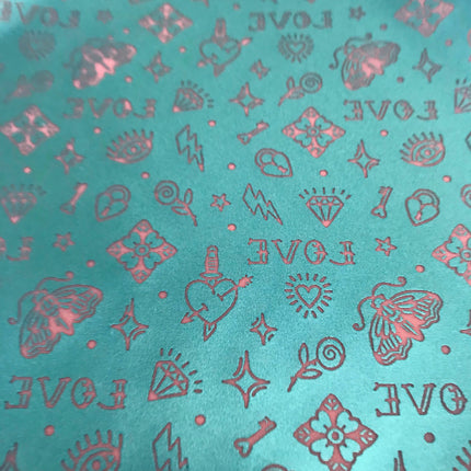 Love Rocks Valentines Day Luna Moth, Hearts Dagger polymer clay Silkscreen Stencil Crafting earrings Art Jewelry - Create Along 