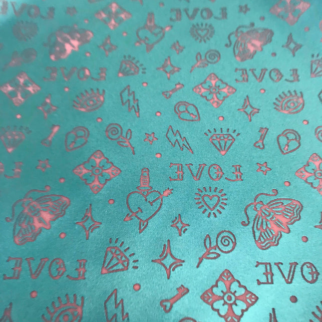 Love Rocks Valentines Day Luna Moth, Hearts Dagger polymer clay Silkscreen Stencil Crafting earrings Art Jewelry - Create Along 
