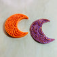 Boho Moon stamp for polymer clay and mixed media