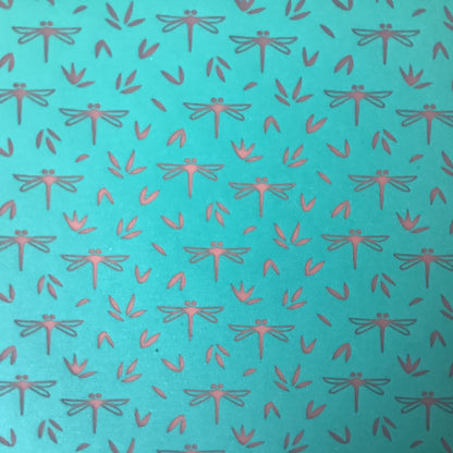 Dragonflies Silkscreen Spring Bug Stencil For Polymer Clay - Create Along 
