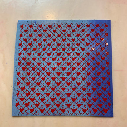 Catching Hearts Valentines day Silkscreen Stencil Crafting, Polymer Clay, Art Jewelry, and Mixed Media - Create Along 