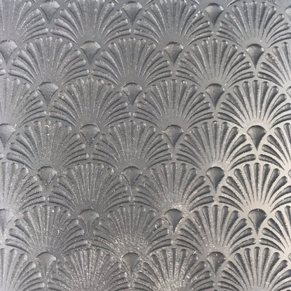 Plumes of Light  Rubber Stamp Texture Sheet Mat for polymer clay metal clay mixed media art - Create Along 
