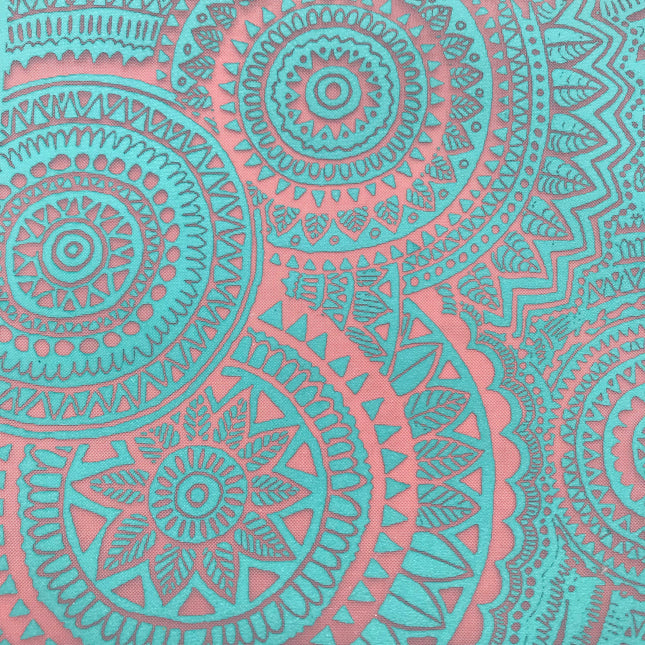 India Sunshine Mandala Silkscreen for Polymer Clay and Mixed Media - Create Along 