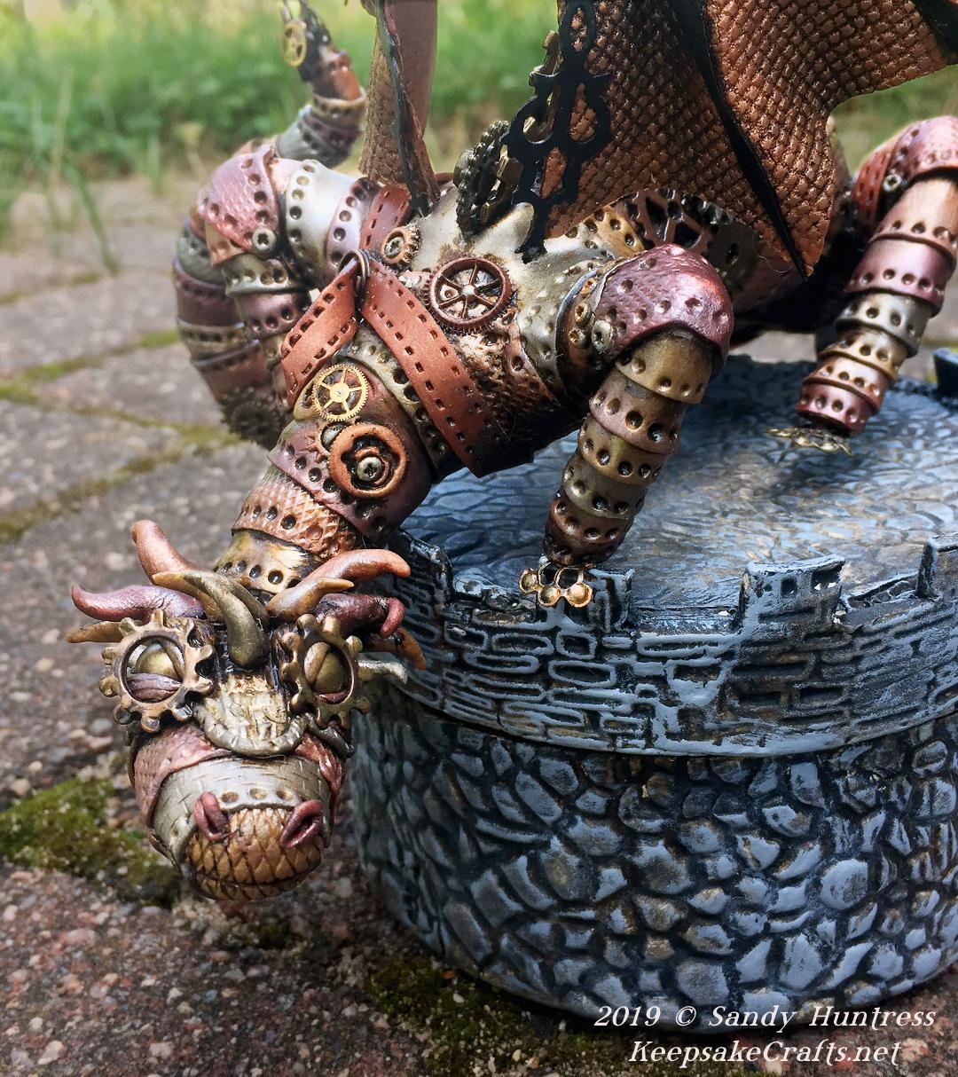 Make an Amazing Steampunk Sculpted Dragon with Polymer Clay Online Workshop with Sandy Huntress